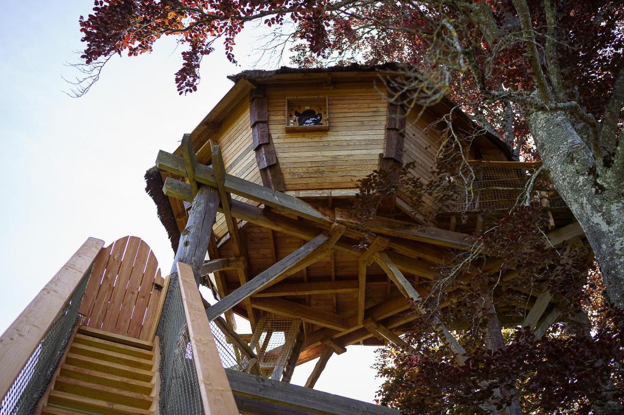 Cabane Perchee Dans Les Arbres Saint-Hilaire-en-Morvan Buitenkant foto