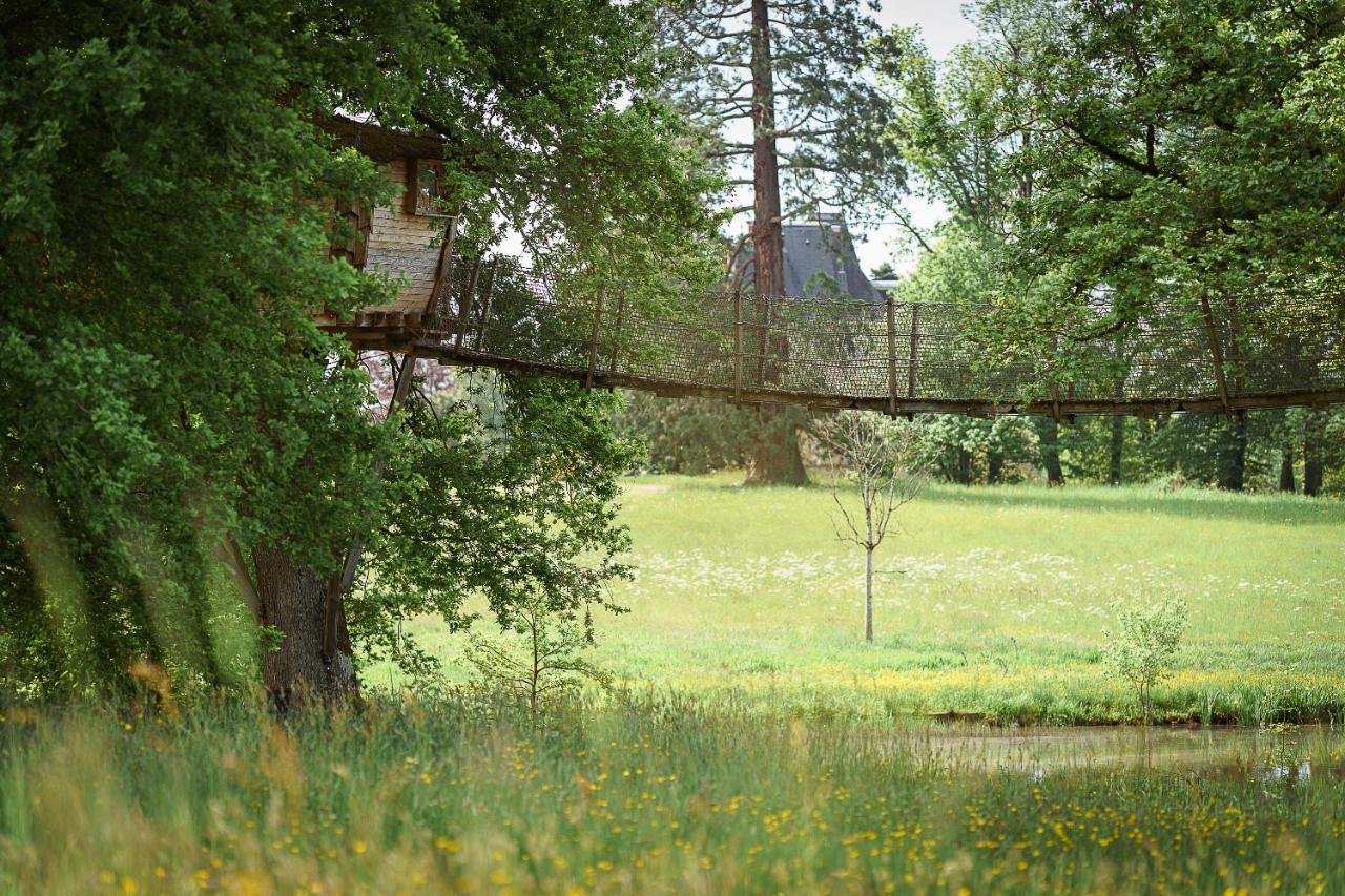 Cabane Perchee Dans Les Arbres Saint-Hilaire-en-Morvan Buitenkant foto